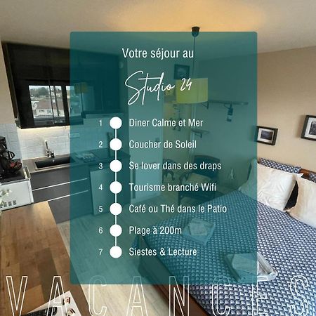 Studio 24 - Coucher De Soleil & Vue Mer Courseulles-sur-Mer Ngoại thất bức ảnh